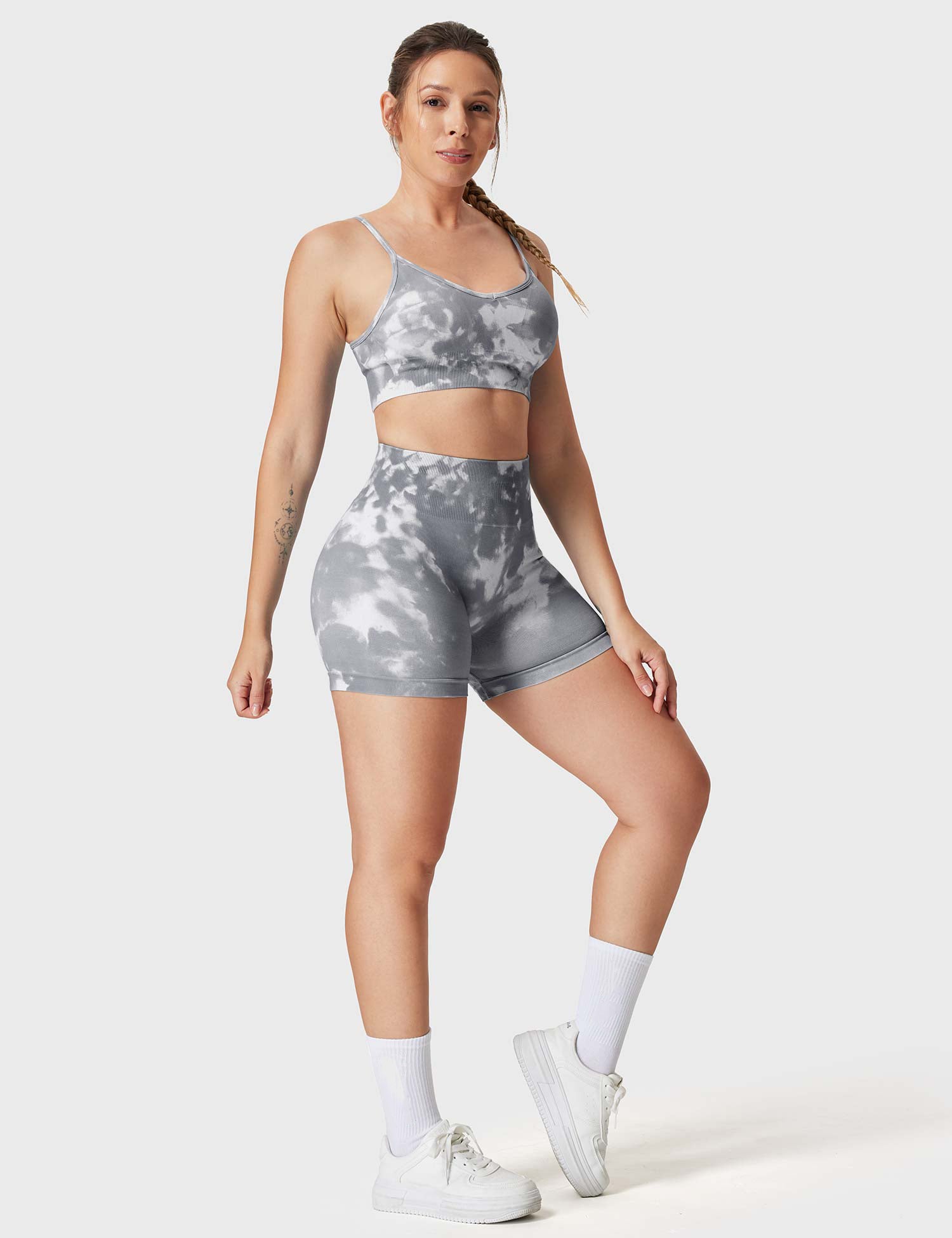 YGLEO Seamless Print Jada Shorts