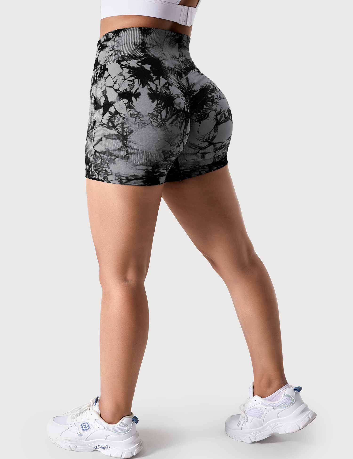 YGLEO 3.6"Professional Tie Dye Shorts
