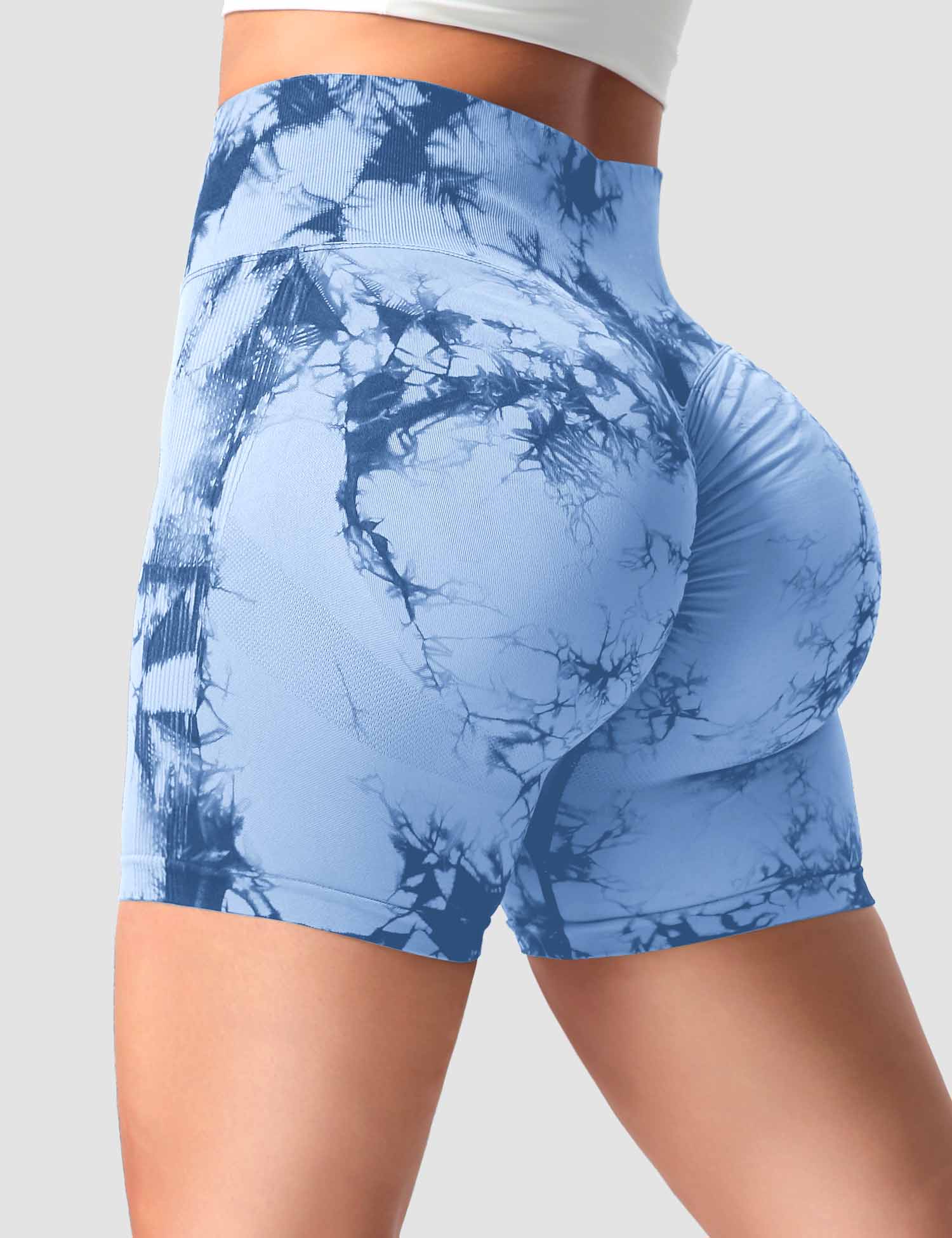 YGLEO Professional Tie Dye Shorts