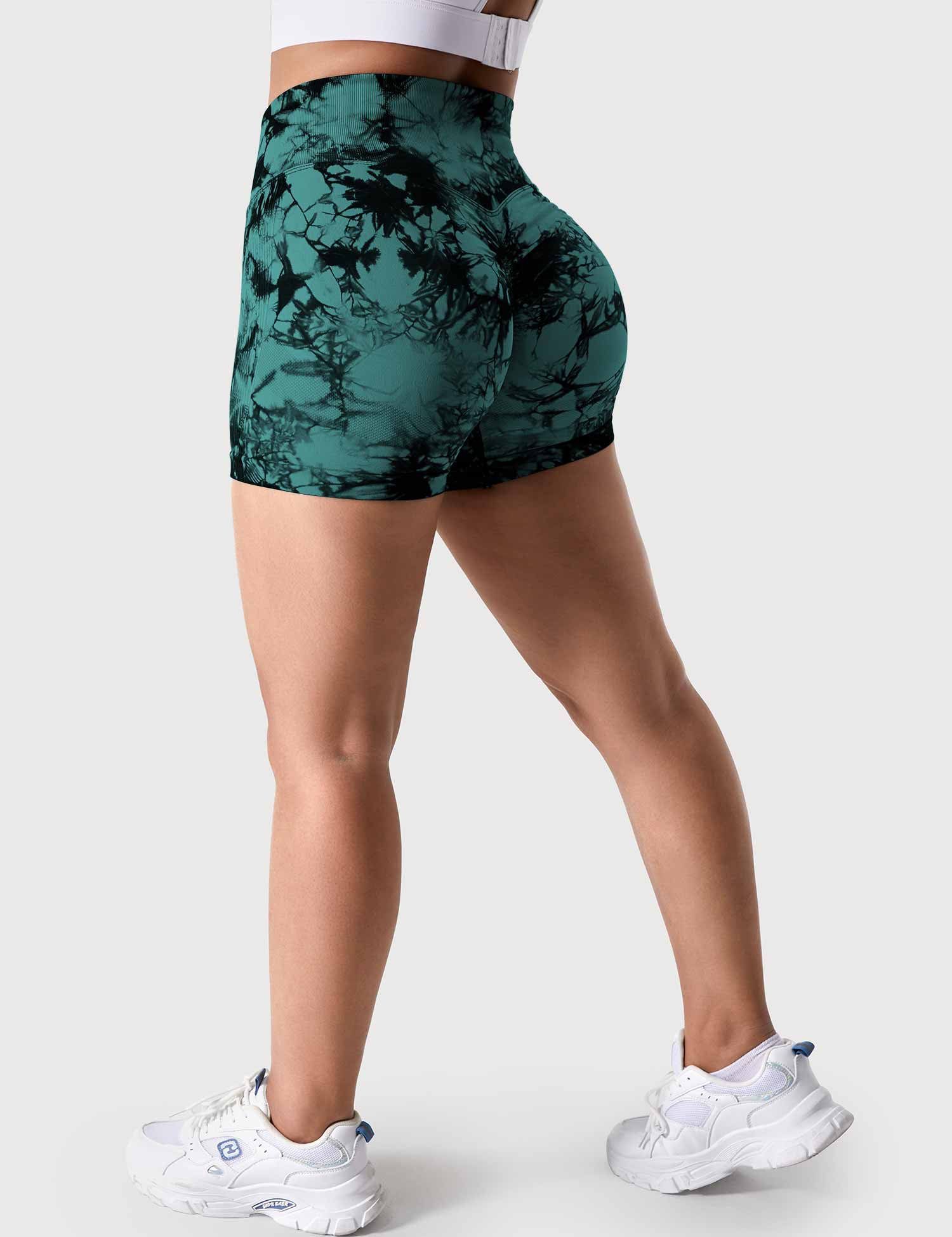 YGLEO 3.6"Professional Tie Dye Shorts