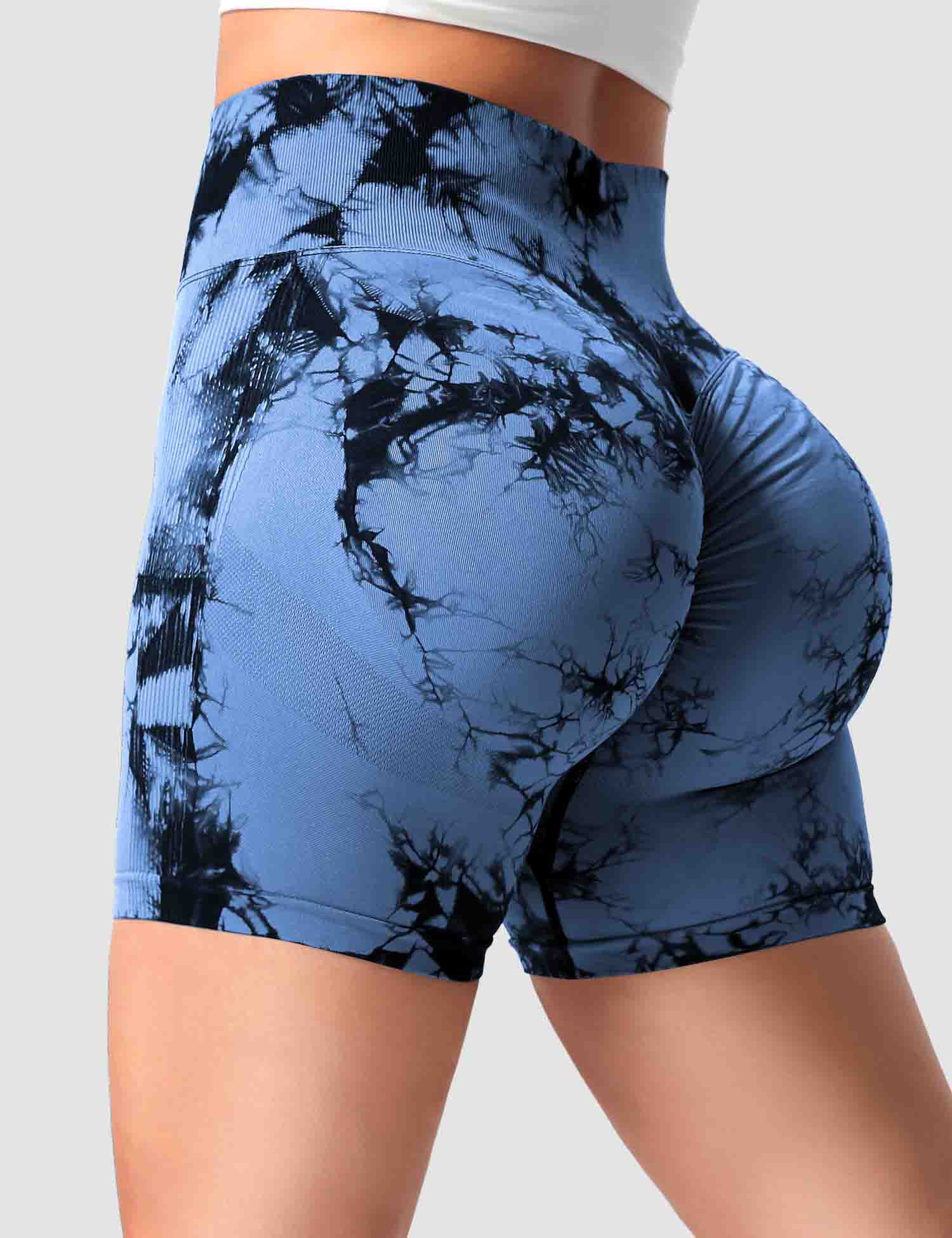 YGLEO Professional Tie Dye Shorts