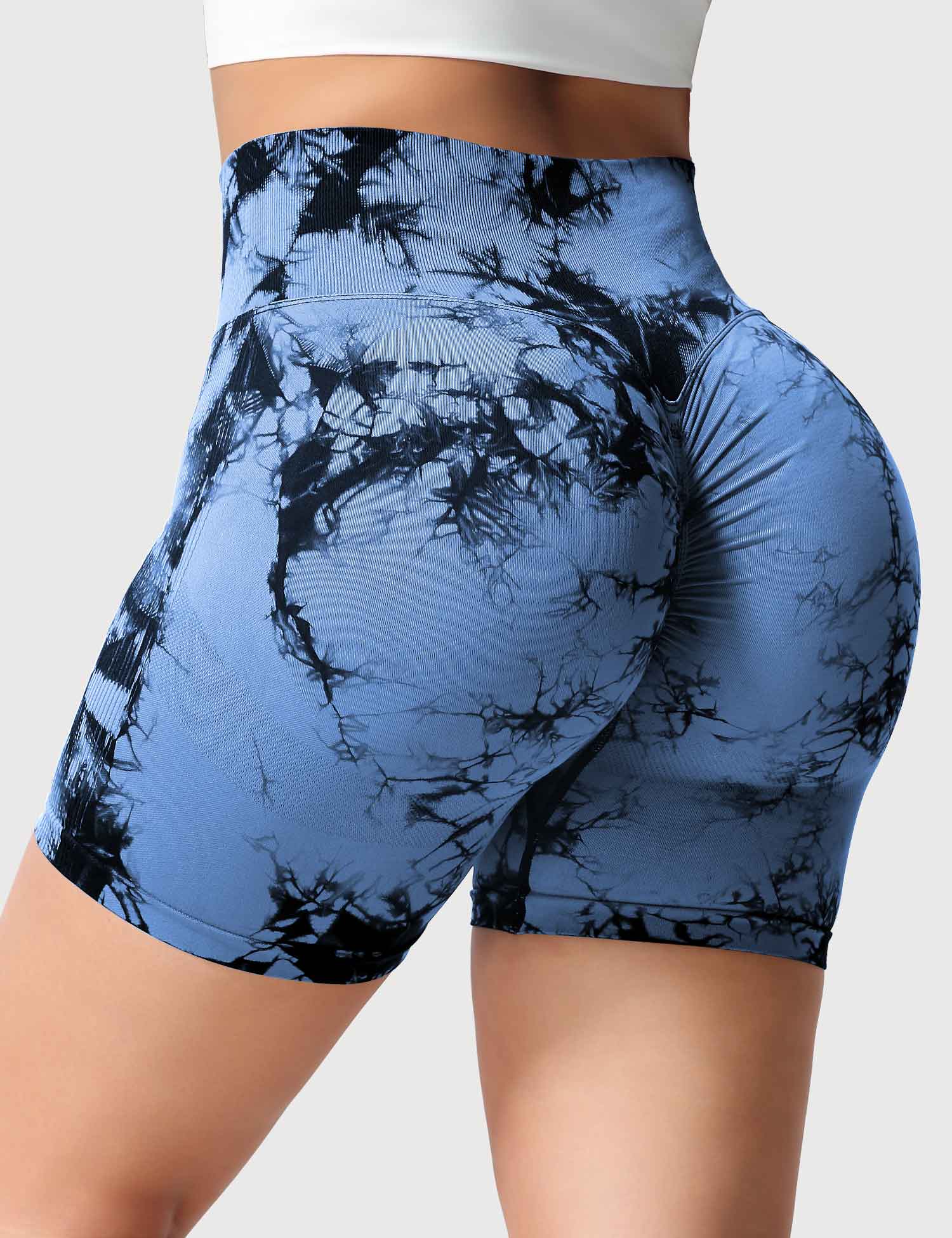 YGLEO Professional Tie Dye Shorts