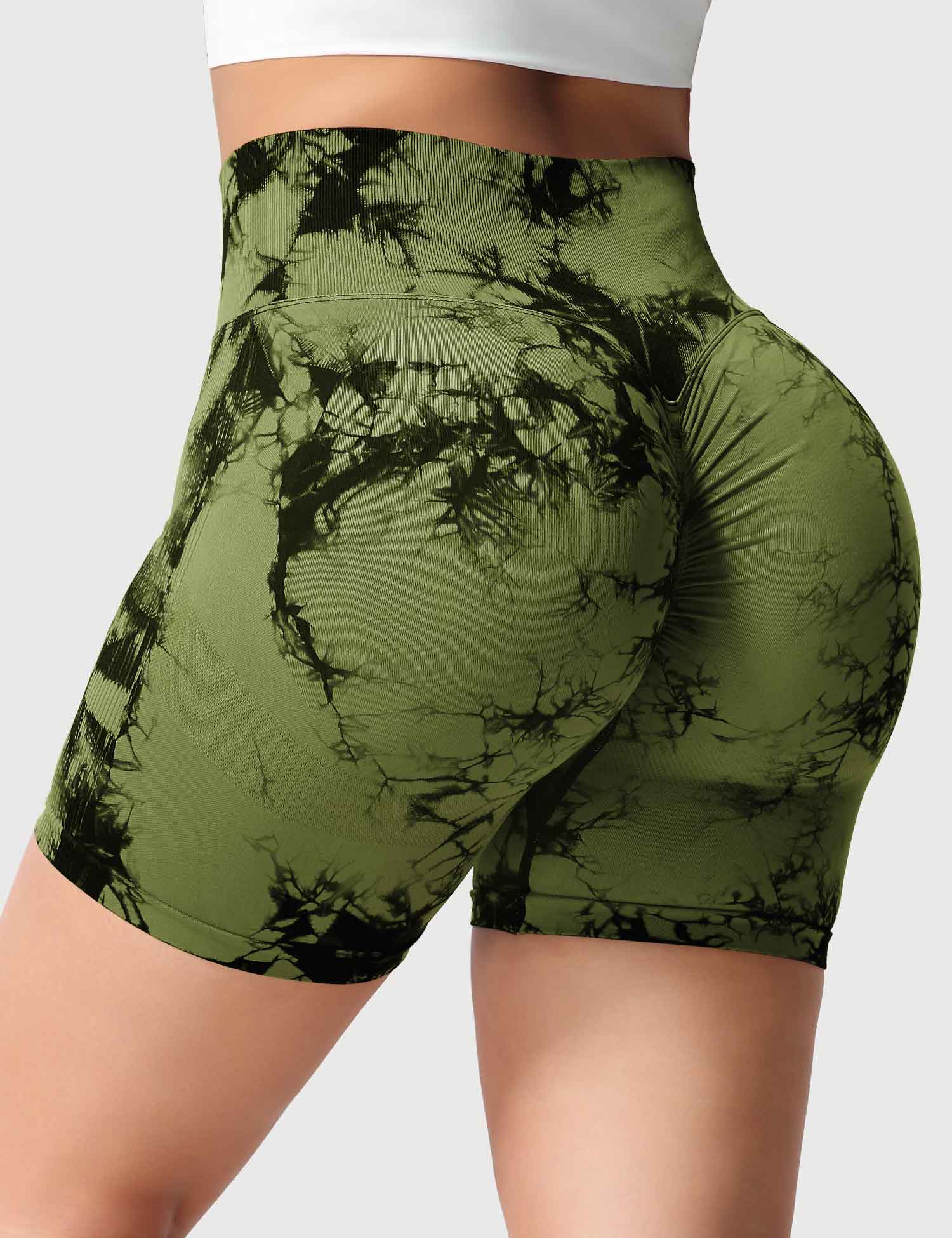 YGLEO Professional Tie Dye Shorts