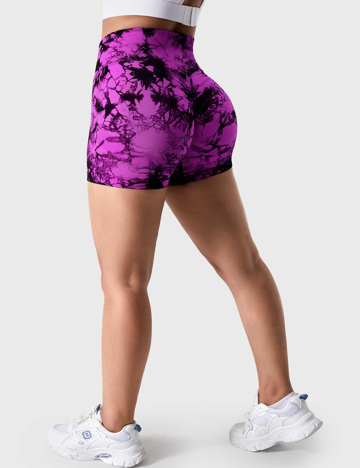 YGLEO 3.6"Professional Tie Dye Shorts
