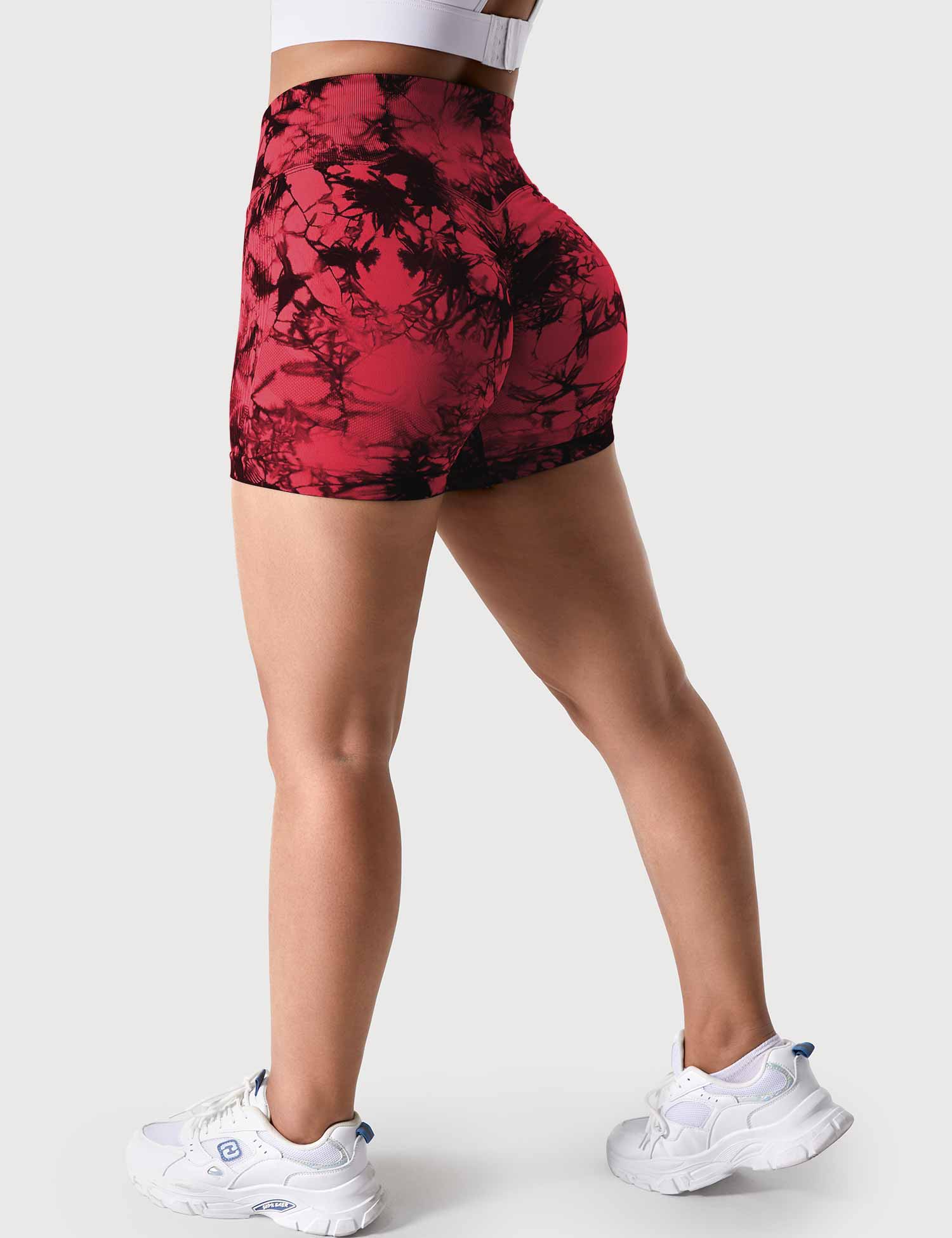 YGLEO 3.6"Professional Tie Dye Shorts