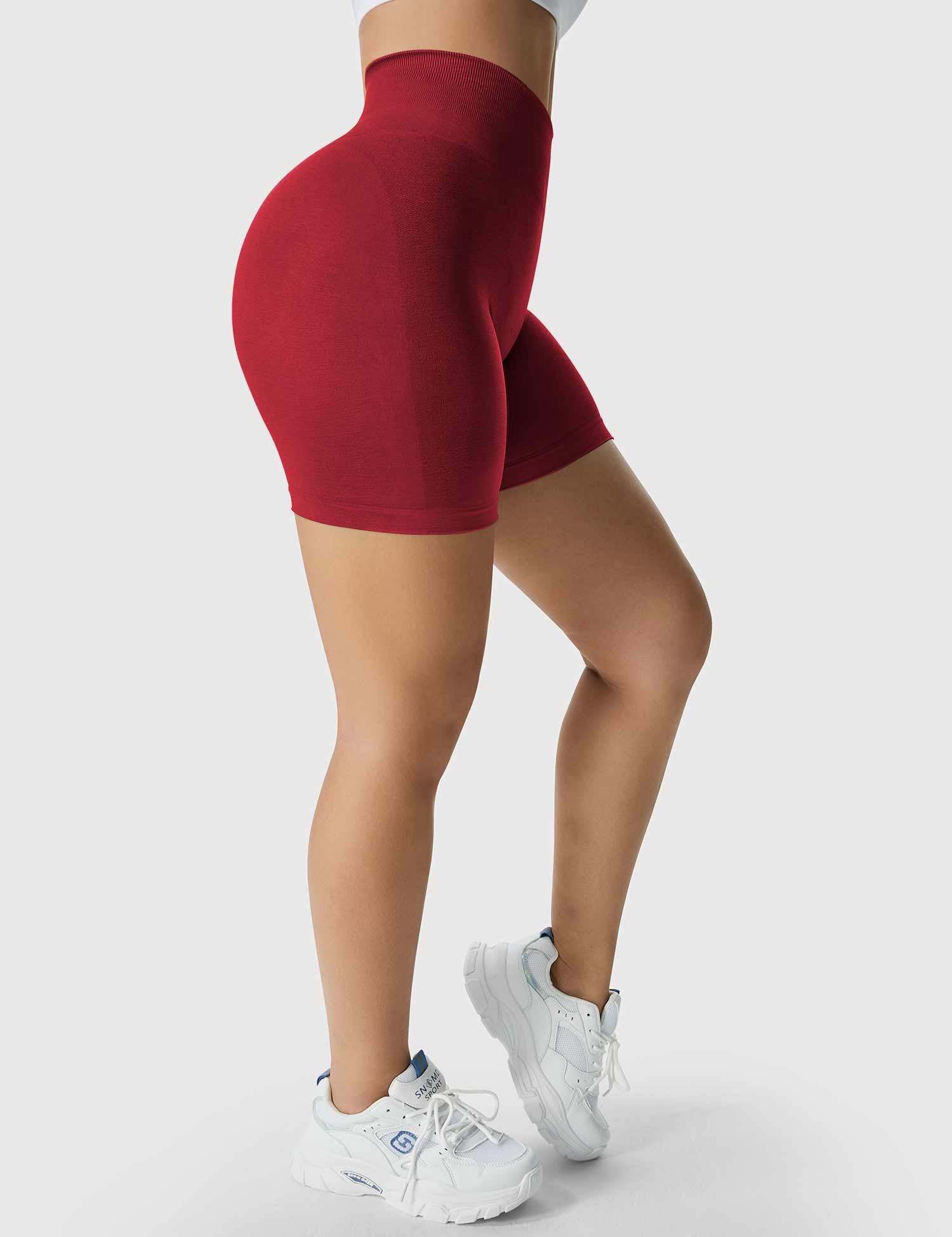 YGLEO Light Color Amplify Seamless Shorts