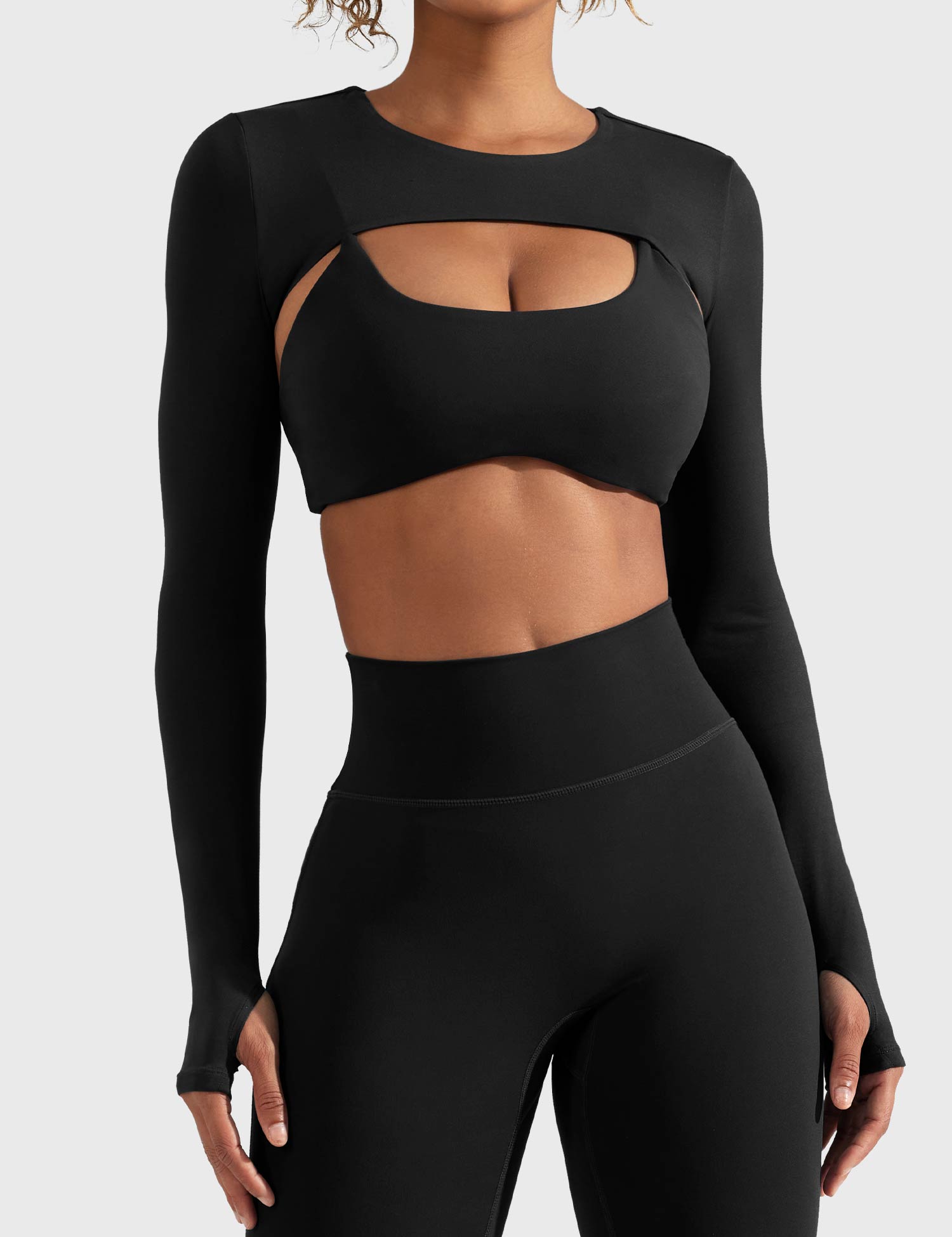 YGLEO Crissy Long Sleeve Bolero Shrug