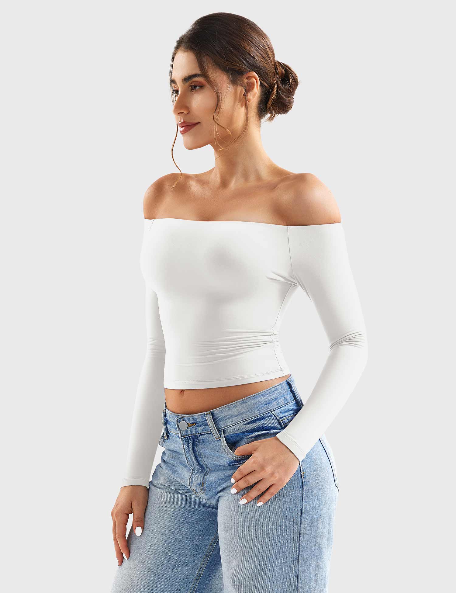 YGLEO Luzlie Off Shoulder Top