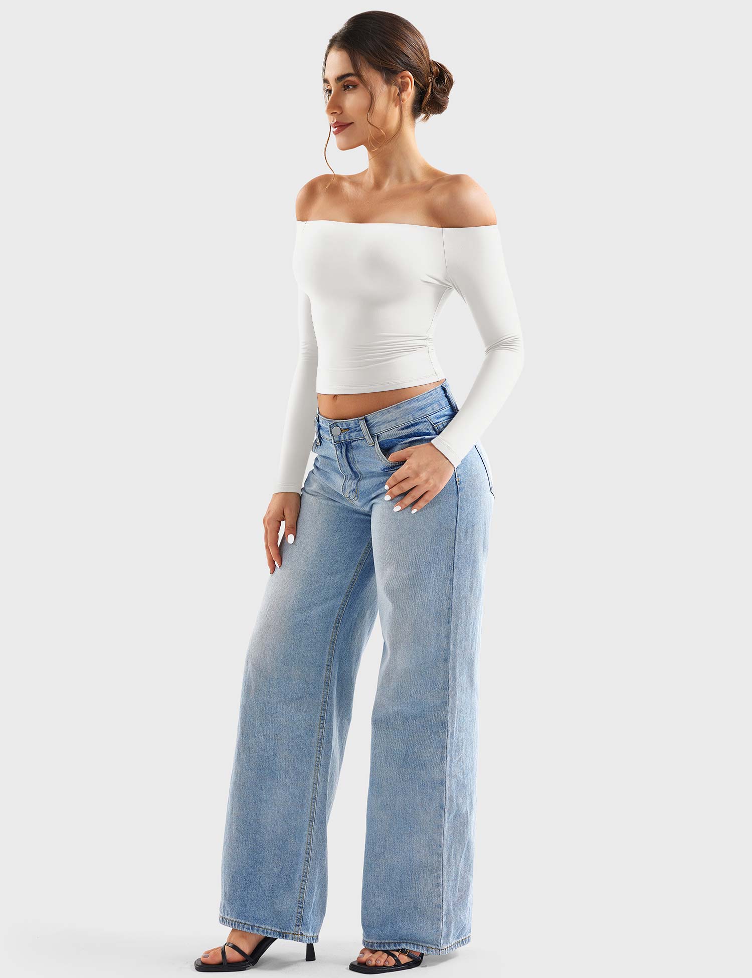 YGLEO Luzlie Off Shoulder Top