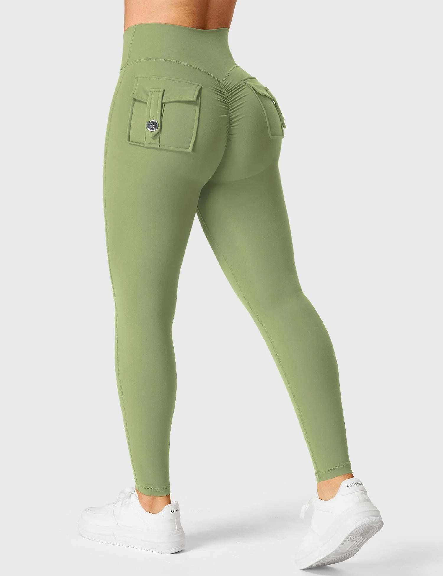 YGLEO V-waistband Charm Leggings