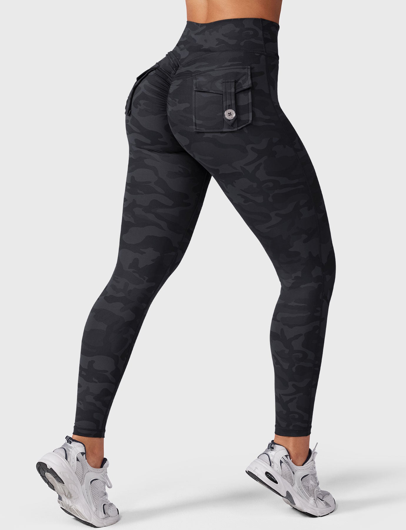 YGLEO Charm Camouflage Leggings