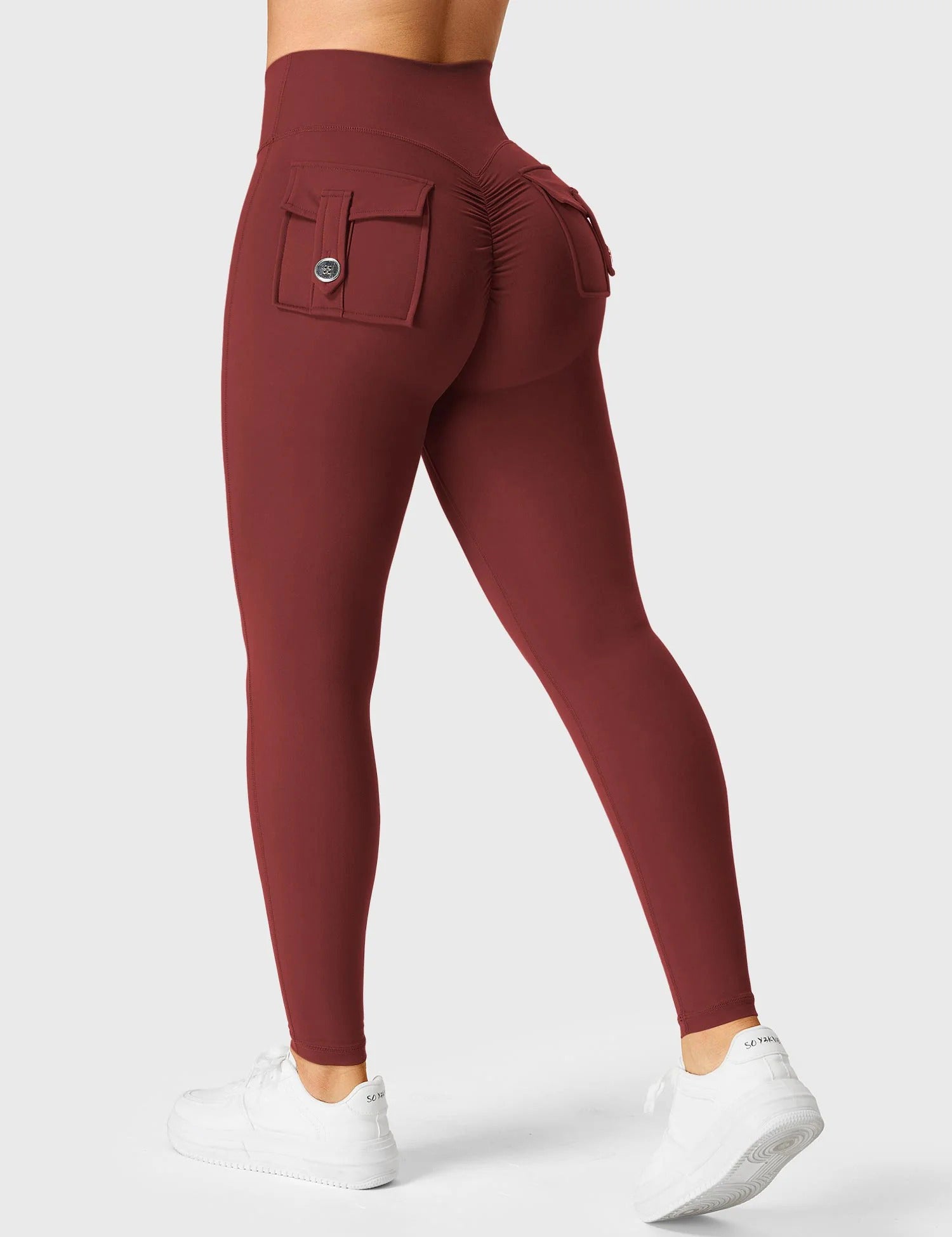 YGLEO V-waistband Charm Leggings