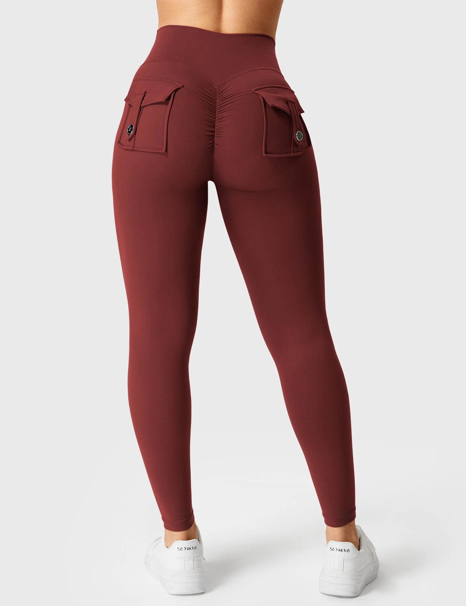 YGLEO V-waistband Charm Leggings