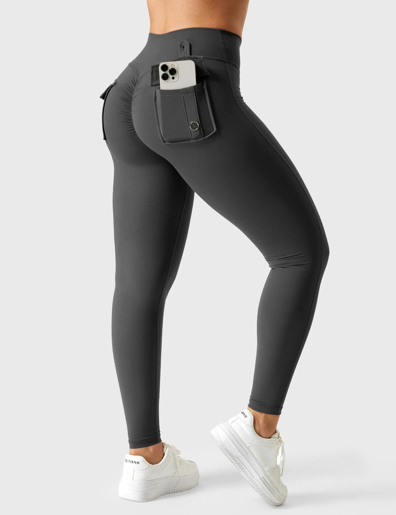 YGLEO V-waistband Charm Leggings