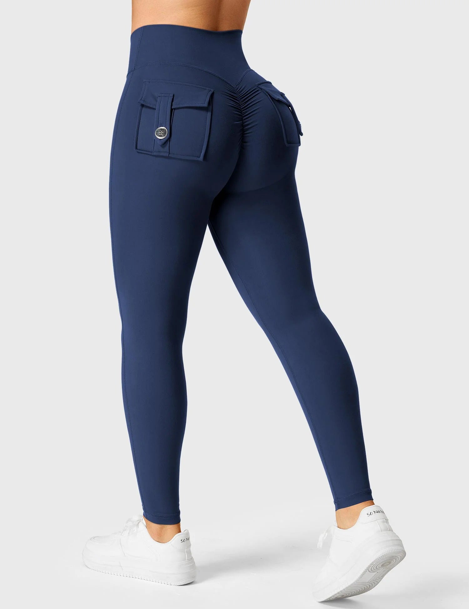 YGLEO V-waistband Charm Leggings