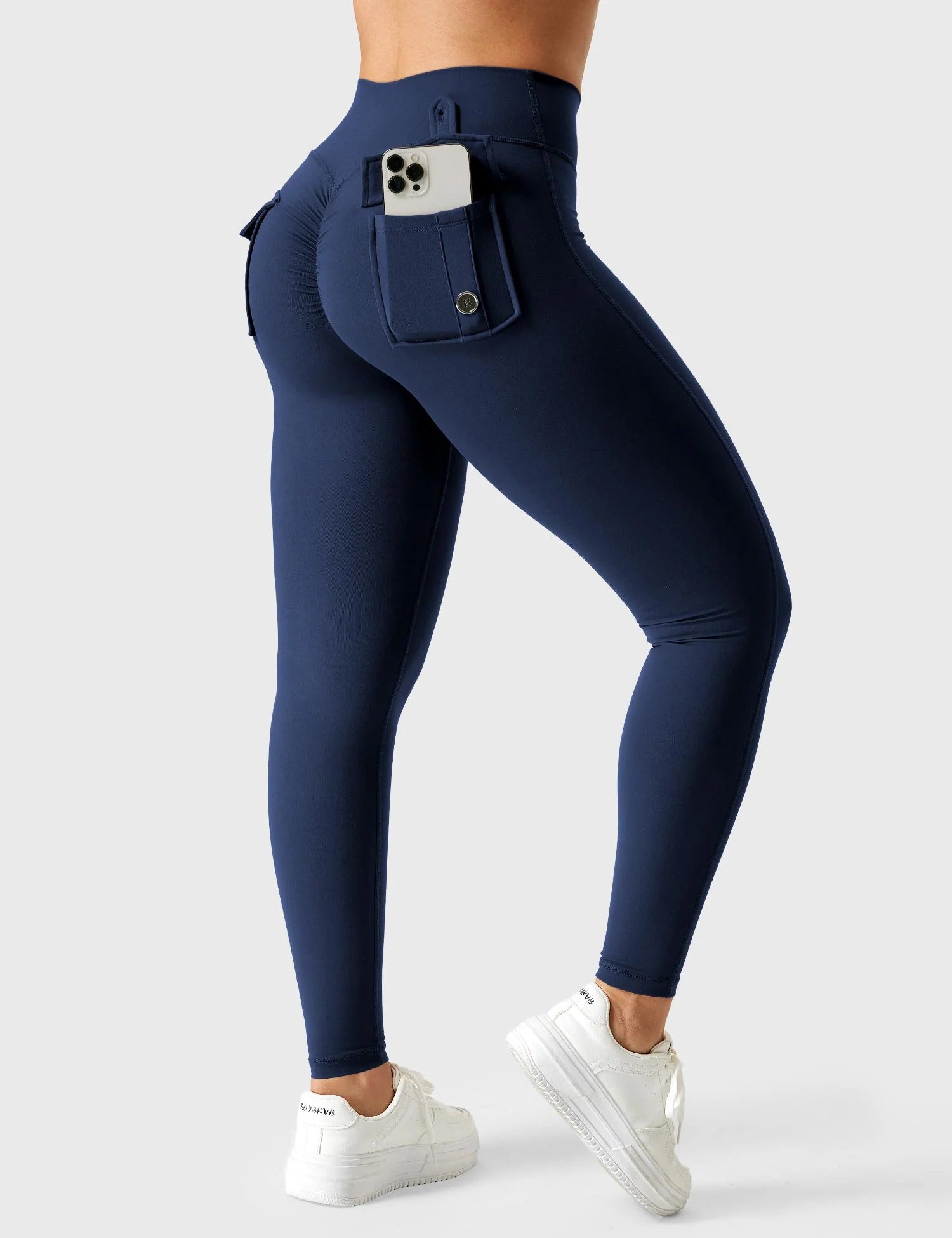 YGLEO V-waistband Charm Leggings
