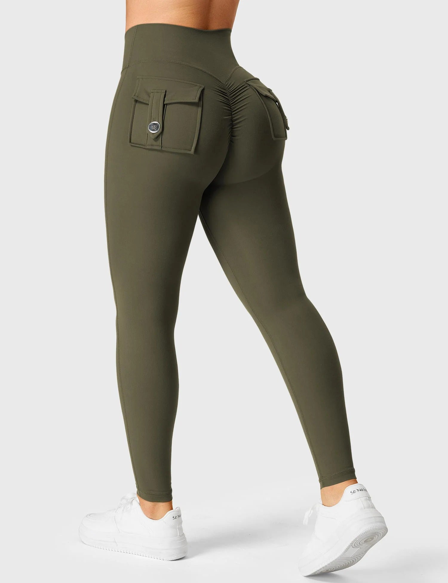 YGLEO V-waistband Charm Leggings