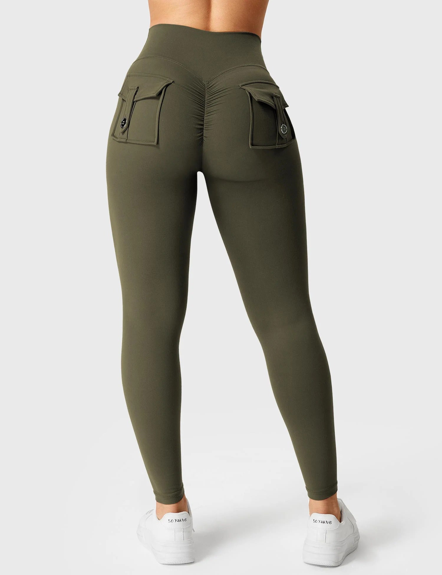 YGLEO V-waistband Charm Leggings