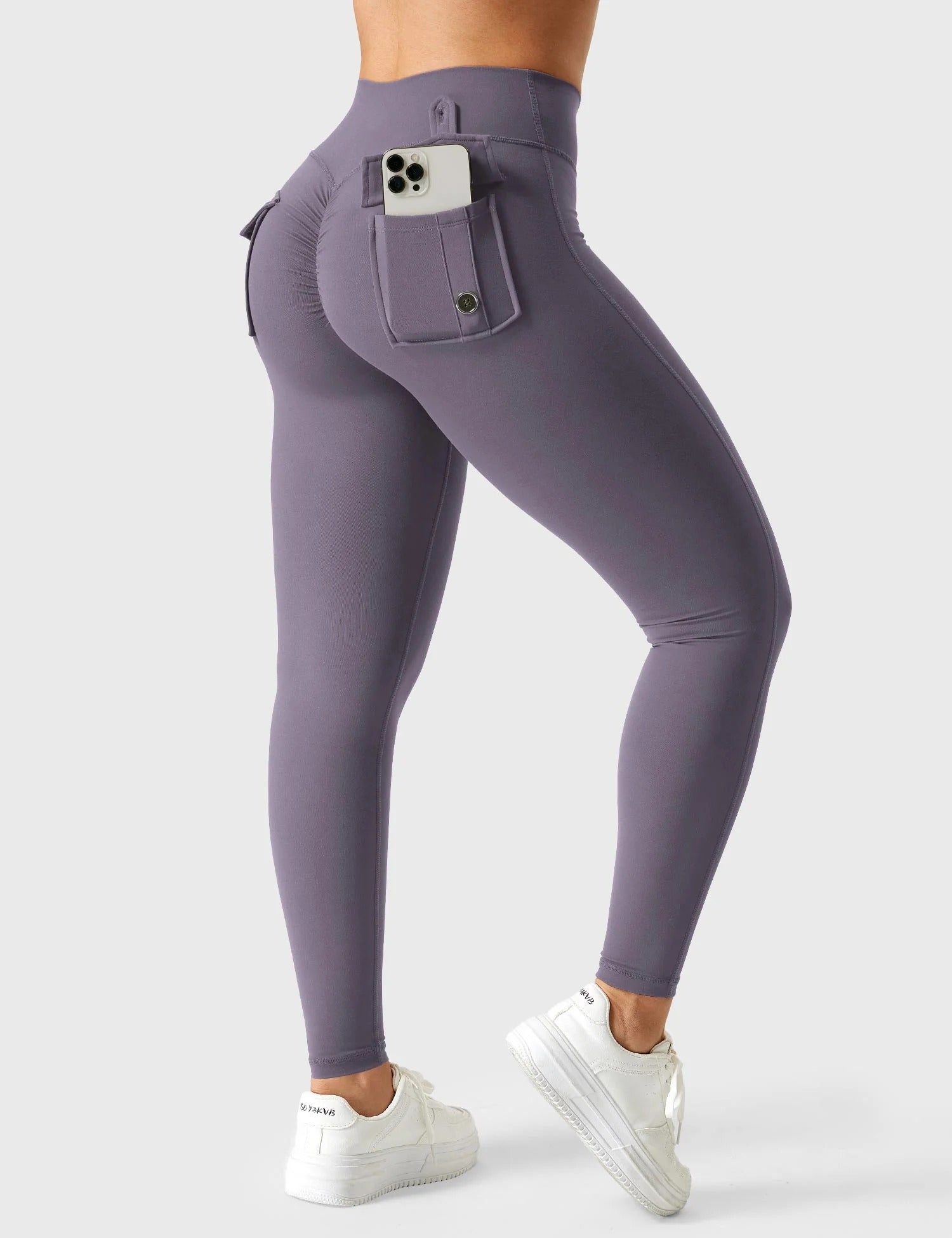 YGLEO V-waistband Charm Leggings