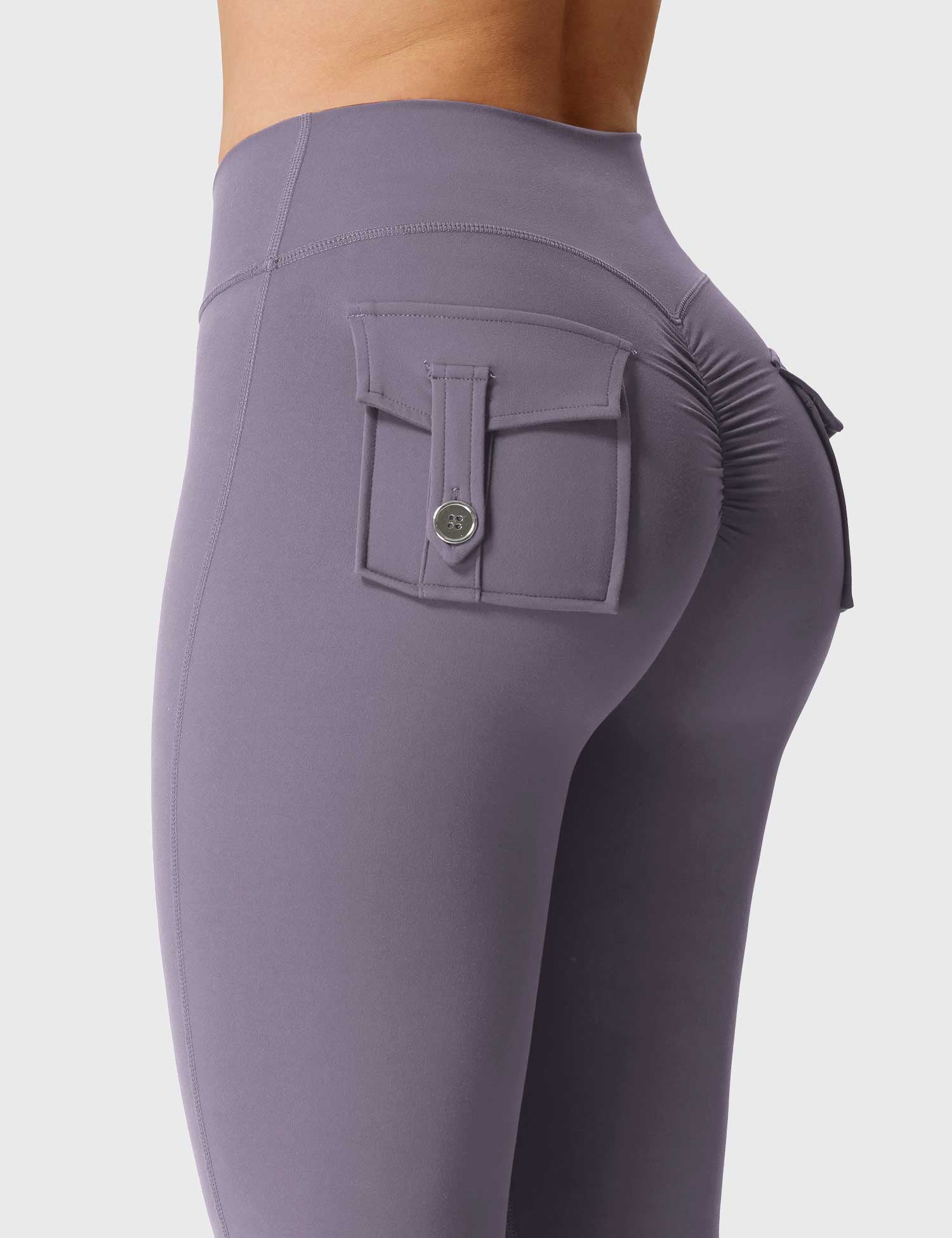 YGLEO V-waistband Charm Leggings