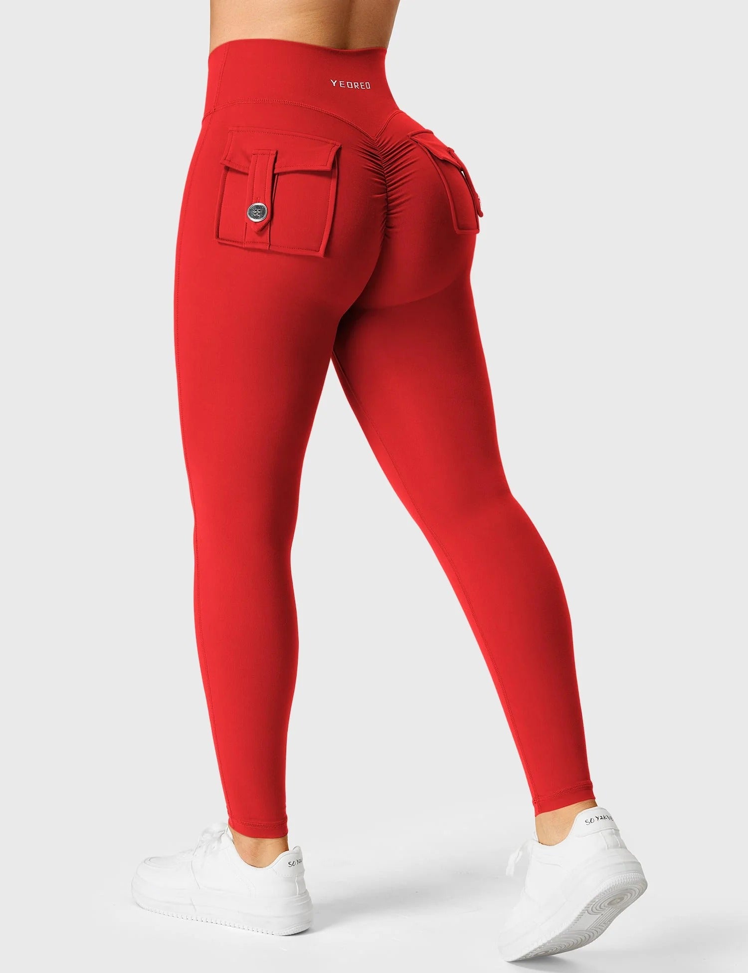 YGLEO V-waistband Charm Leggings