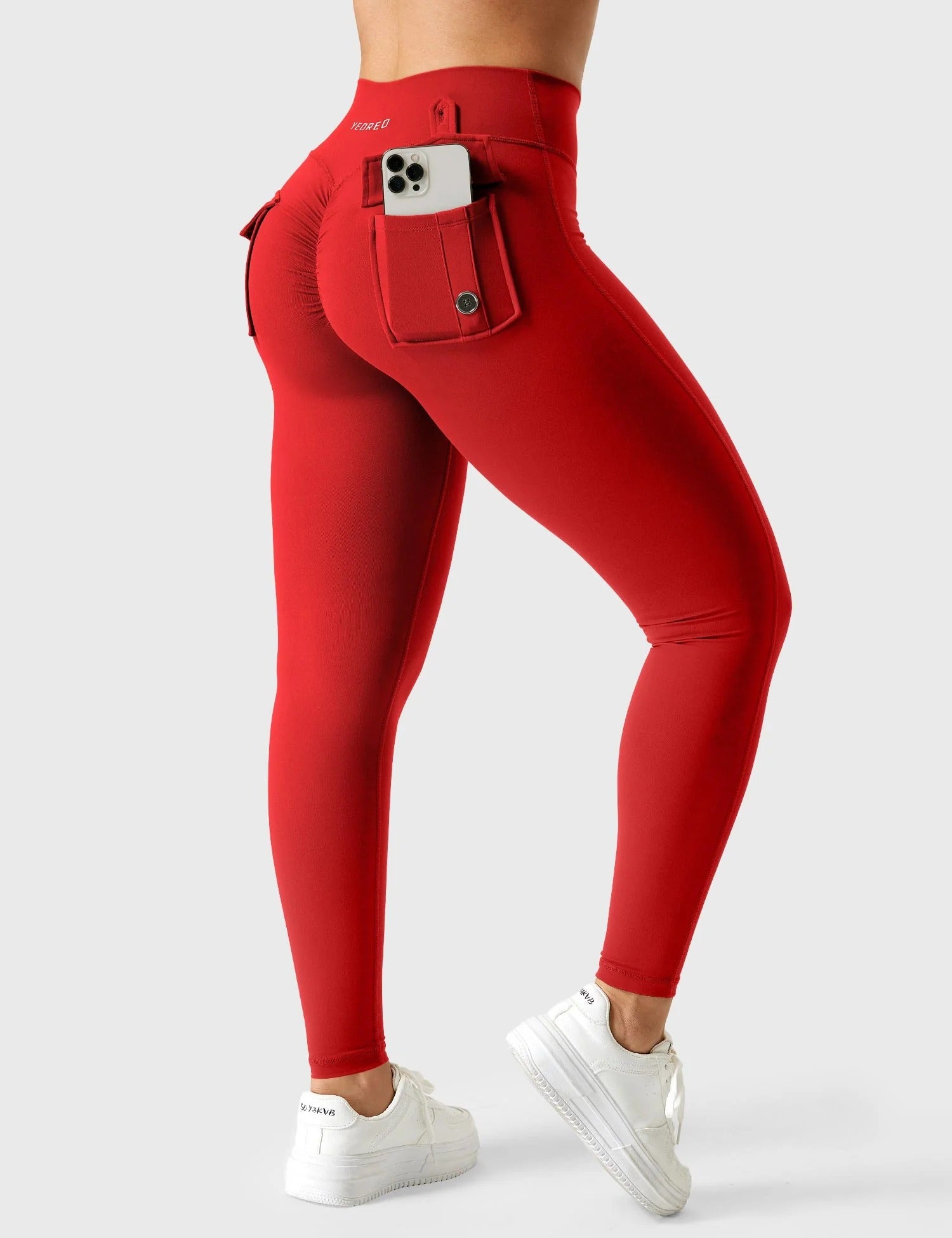 YGLEO V-waistband Charm Leggings