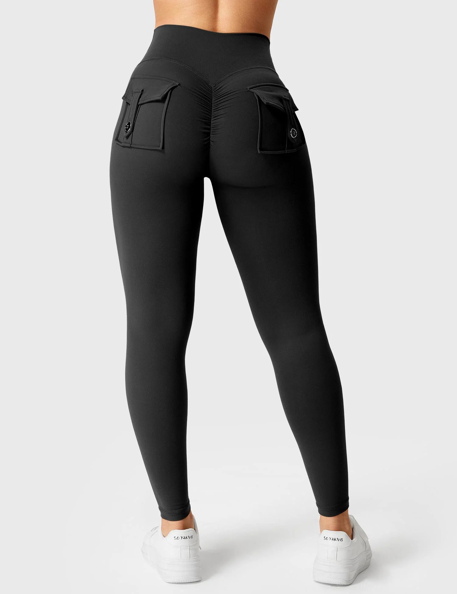 YGLEO V-waistband Charm Leggings