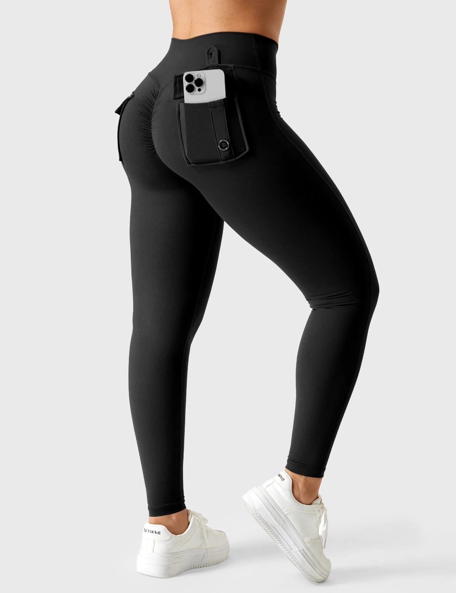 YGLEO V-waistband Charm Leggings