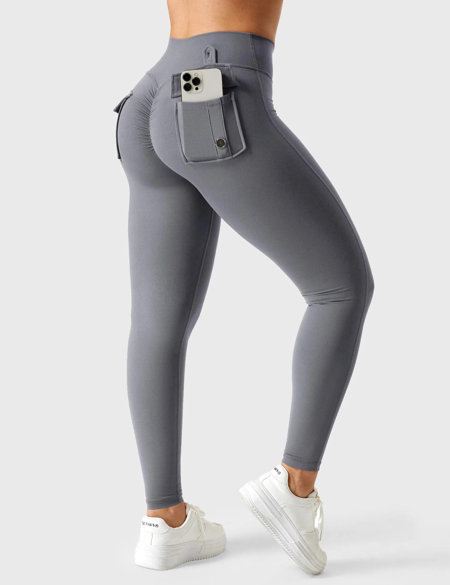 YGLEO V-waistband Charm Leggings