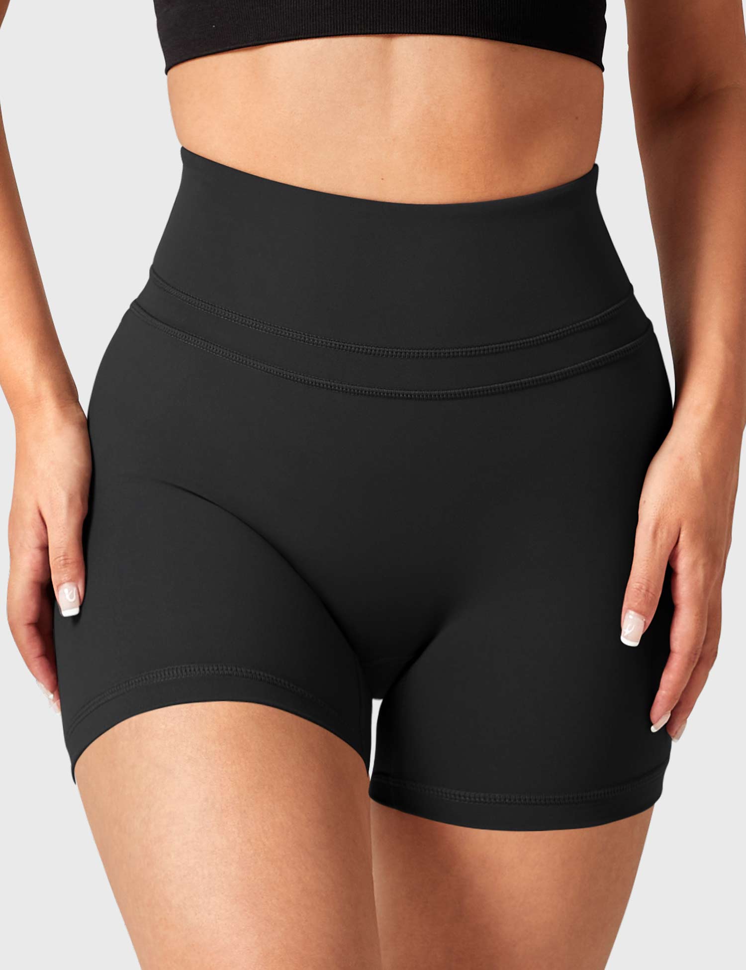 YGLEO Buttery High Waisted Shorts