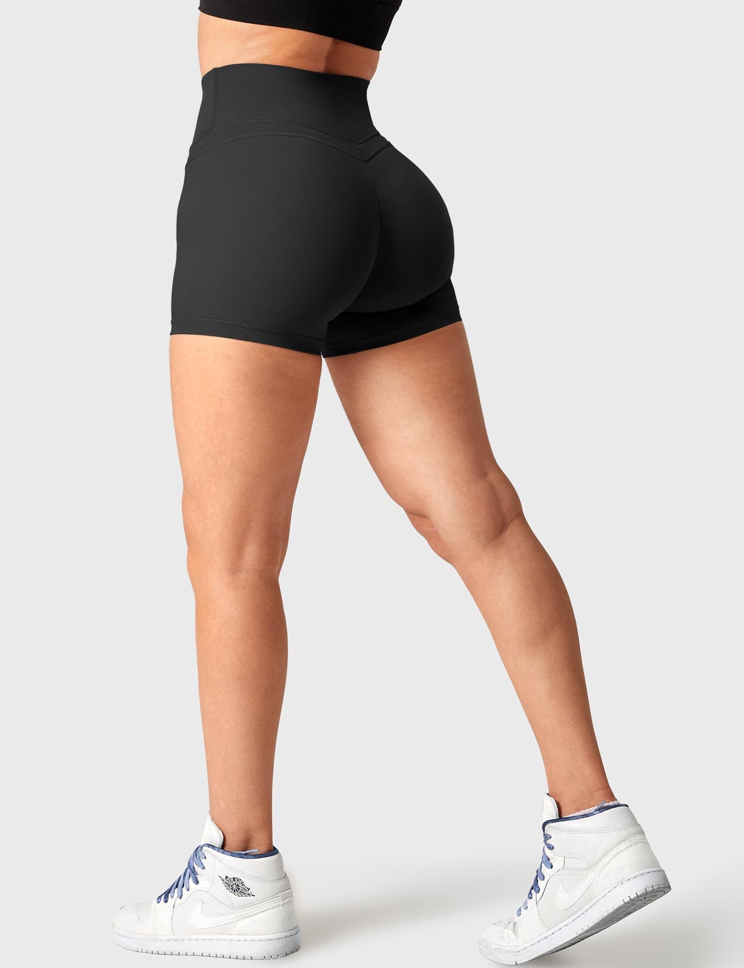 YGLEO Buttery High Waisted Shorts