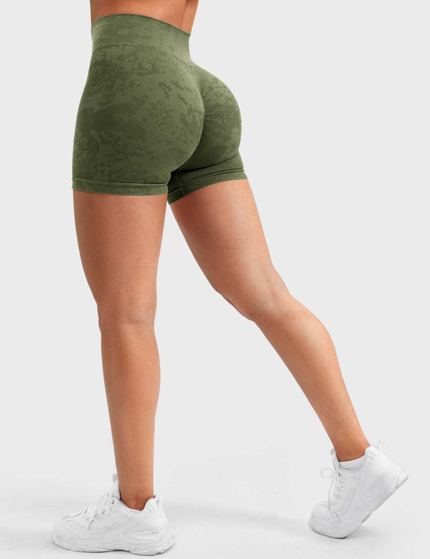 YGLEO Snowy Seamless Shorts