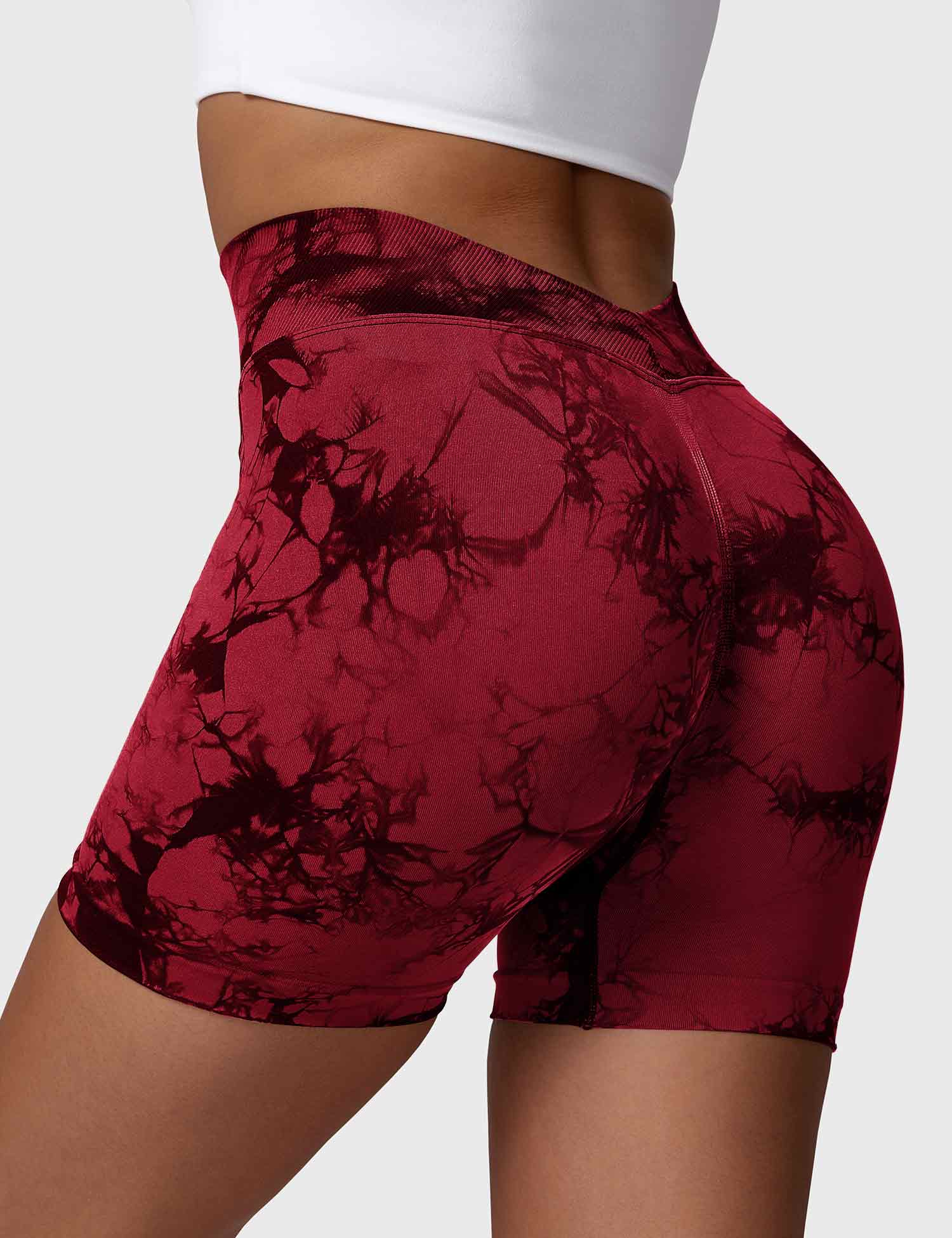 YGLEO Liz Tie Dye V-back Shorts