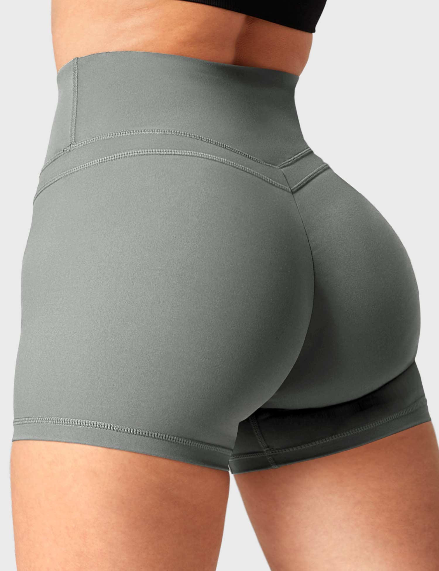YGLEO Buttery High Waisted Shorts