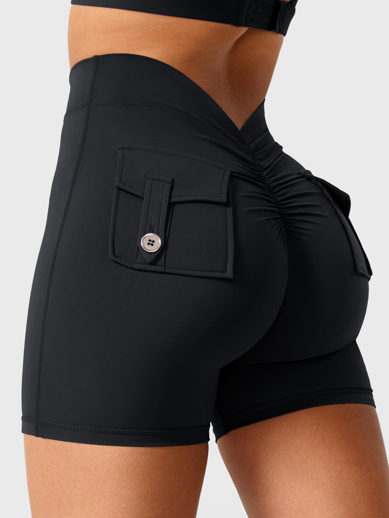 YGLEO V-Back Charm Shorts