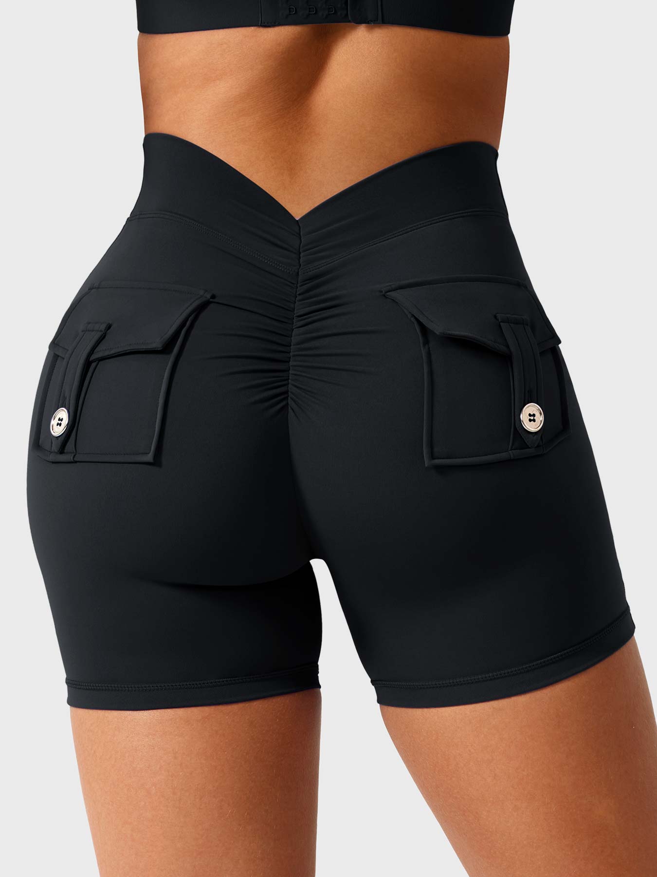 YGLEO V-Back Charm Shorts