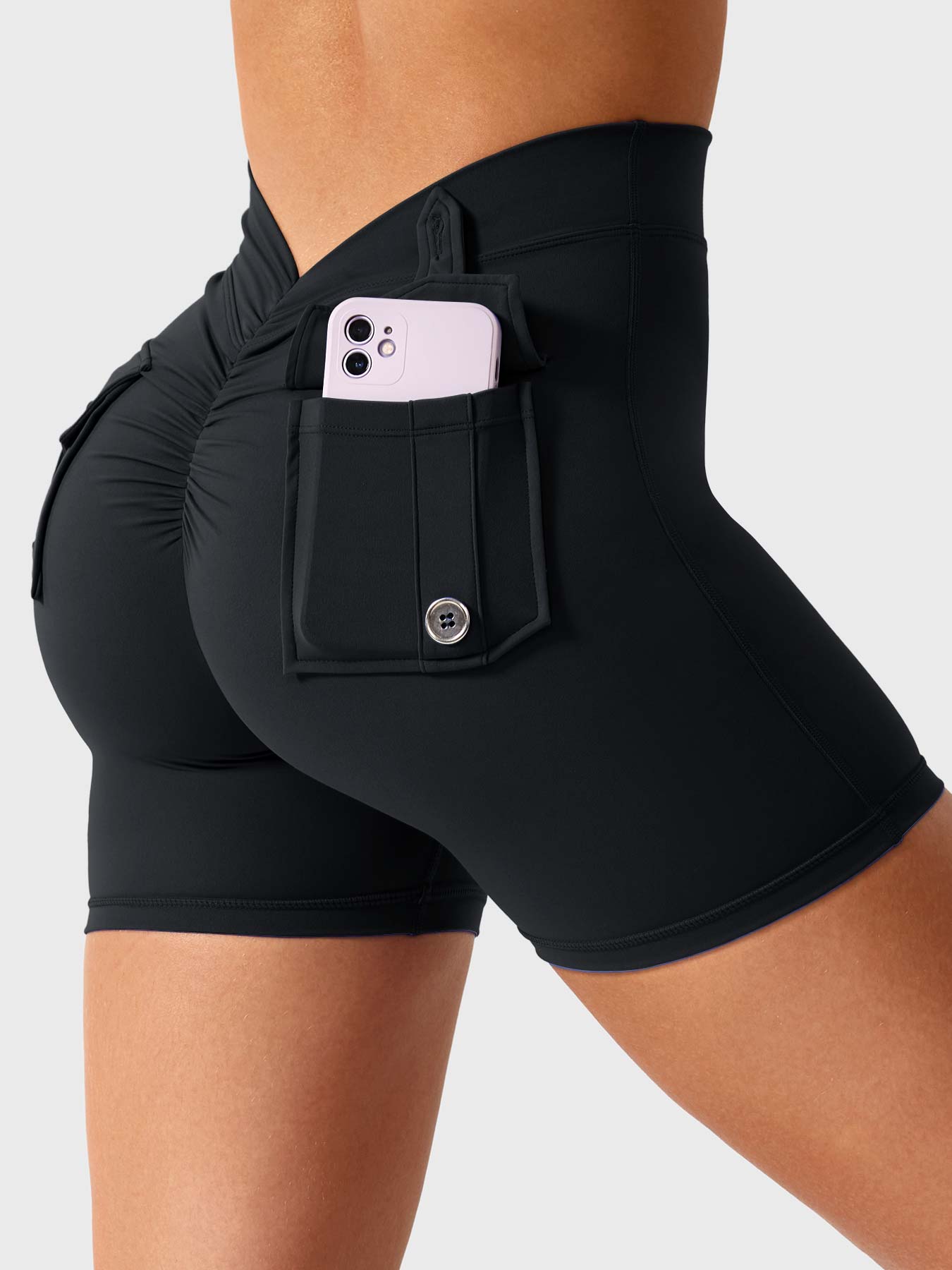 YGLEO V-Back Charm Shorts