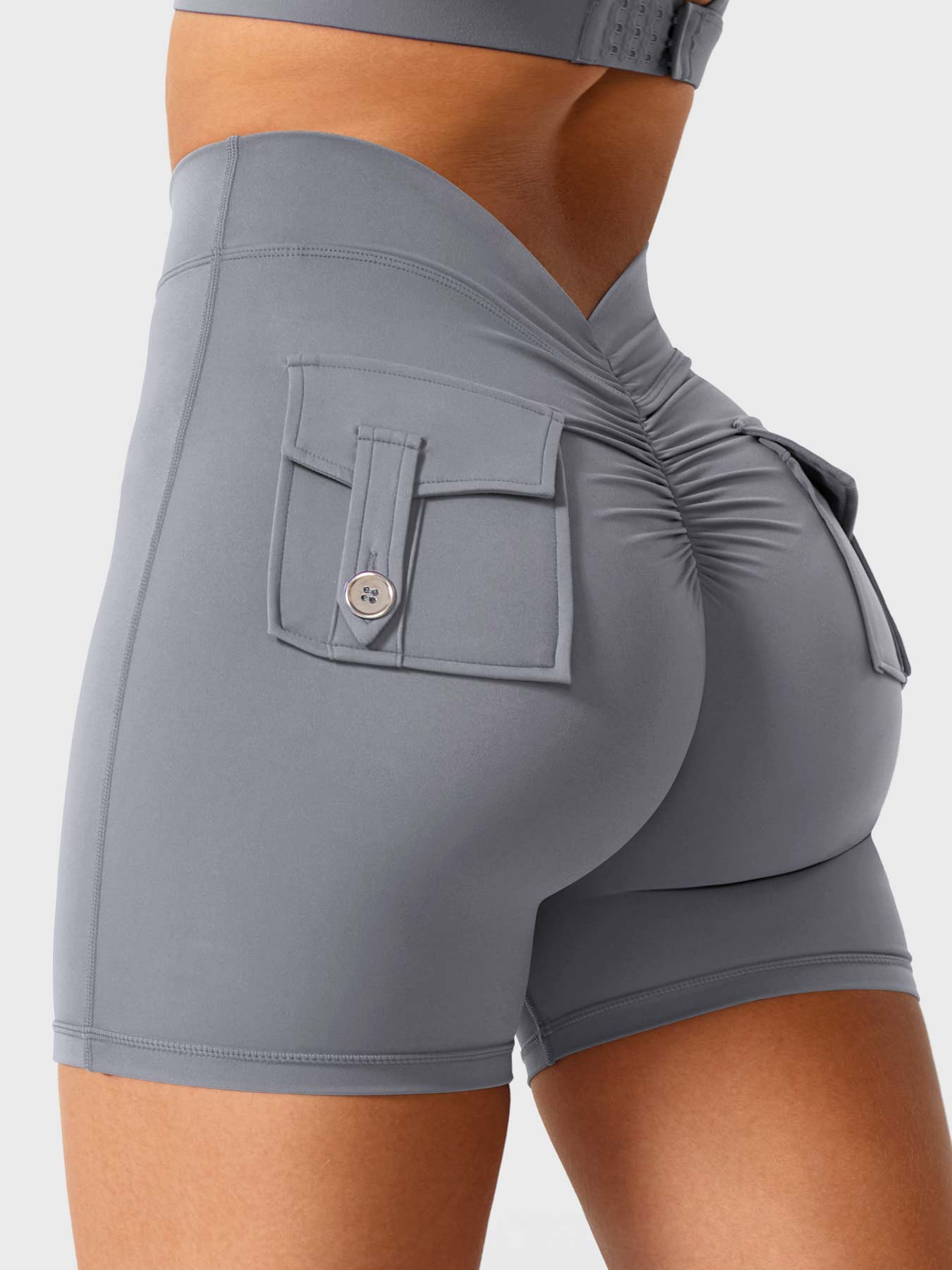 YGLEO V-Back Charm Shorts