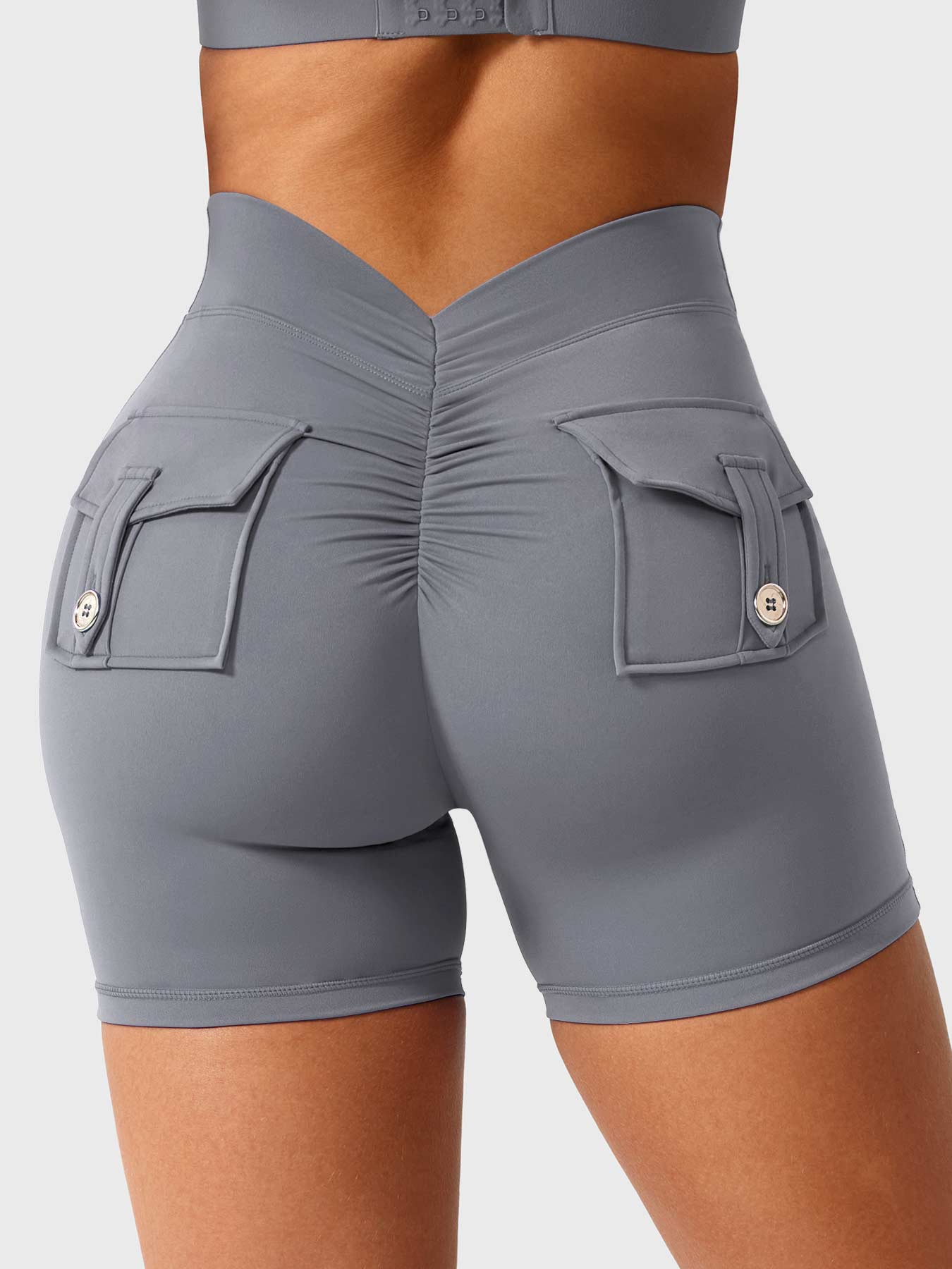 YGLEO V-Back Charm Shorts